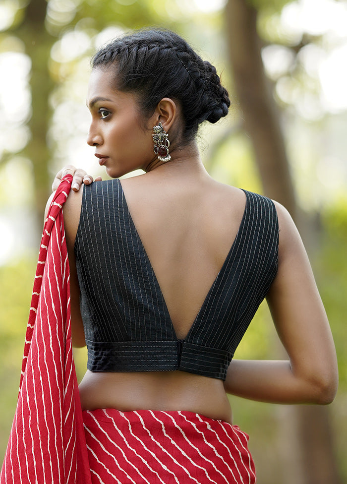 Black Dupion Silk Designer Blouse