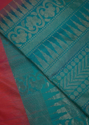 Pink Kanjivaram Pure Silk Saree With Blouse Piece - Indian Silk House Agencies