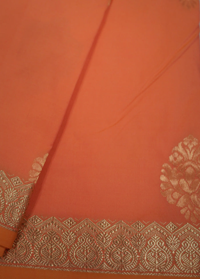 Pink Kanjivaram Silk Saree With Blouse Piece - Indian Silk House Agencies