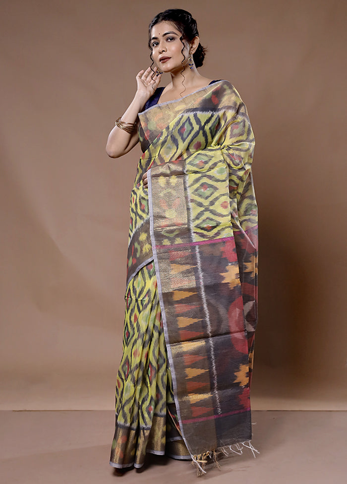 Multicolor Cotton Saree With Blouse Piece - Indian Silk House Agencies