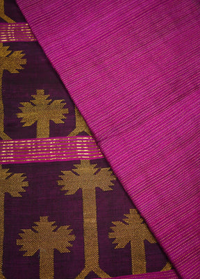 Pink Matka Pure Silk Saree With Blouse Piece - Indian Silk House Agencies