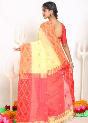 Yellow Matka Silk Saree With Blouse Piece - Indian Silk House Agencies