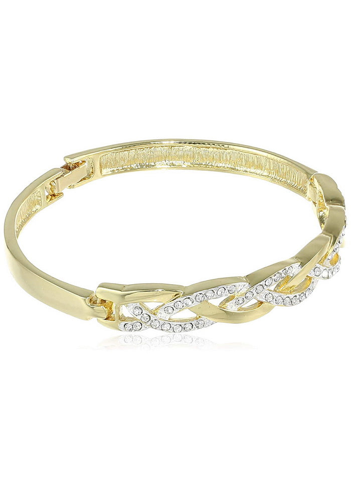 Estele Diamond Trendy Twists Bracelet - Indian Silk House Agencies