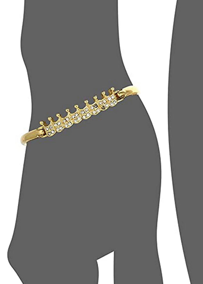 Estele Diamond Crown Bracelet - Indian Silk House Agencies