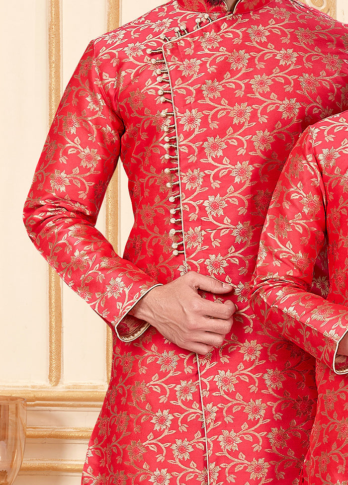 2 PC Multicolor Silk Father And Son Combo