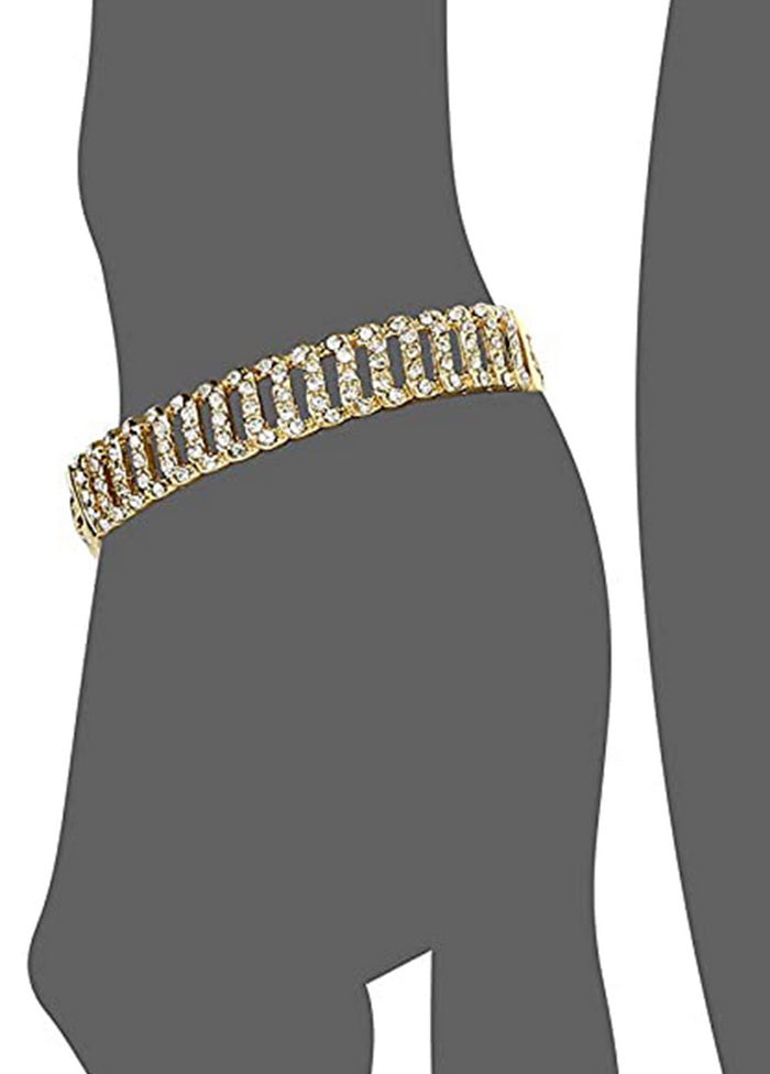 Estele Gold and Silver Plated Bracelet - Indian Silk House Agencies