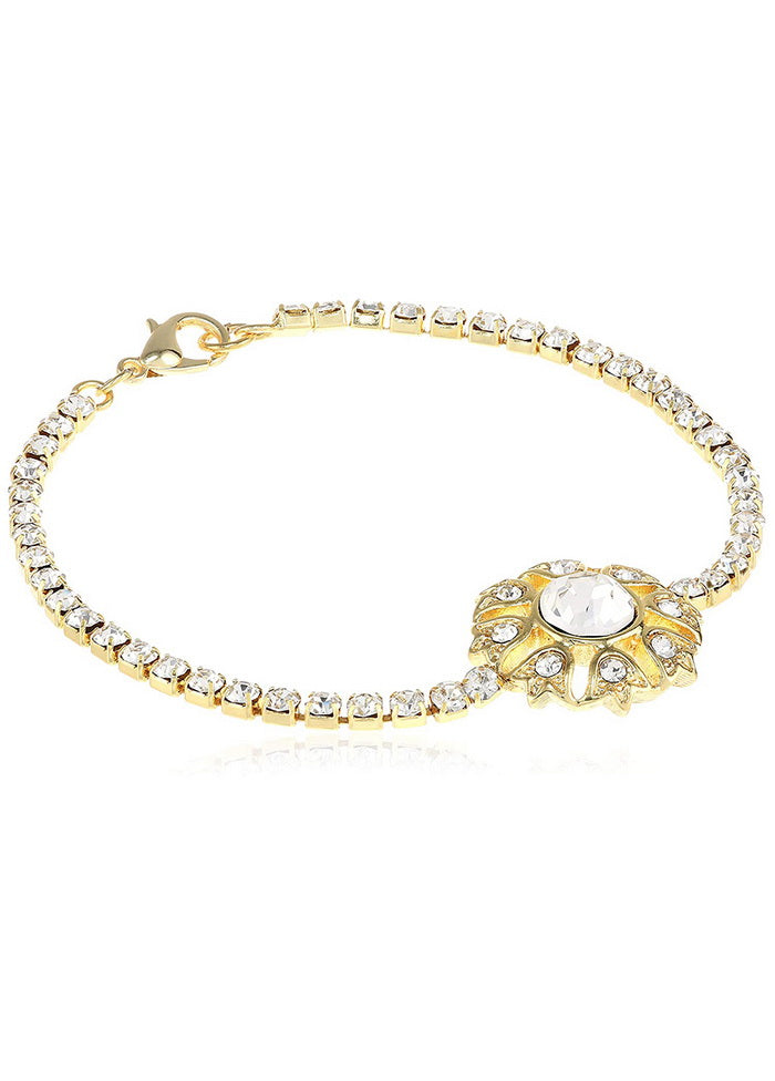 Estele Gold and Silver Plated Bracelet - Indian Silk House Agencies