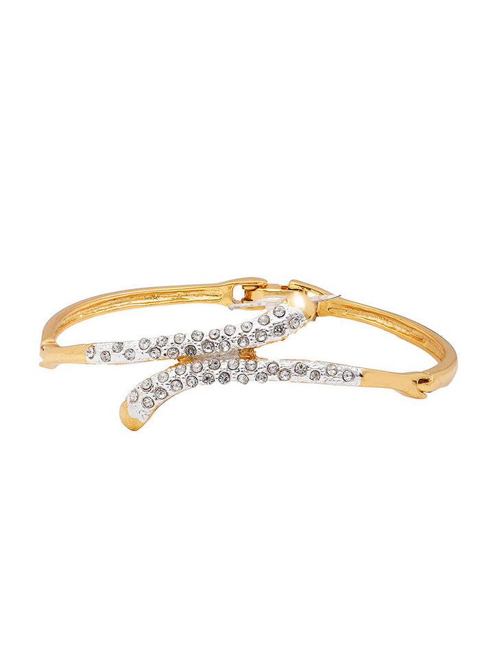 Estele Gold and Silver Plated Bracelet - Indian Silk House Agencies