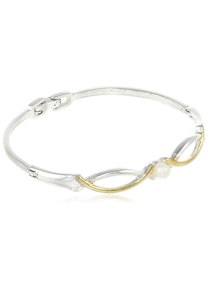 Estele Gold and Silver Plated Bracelet - Indian Silk House Agencies