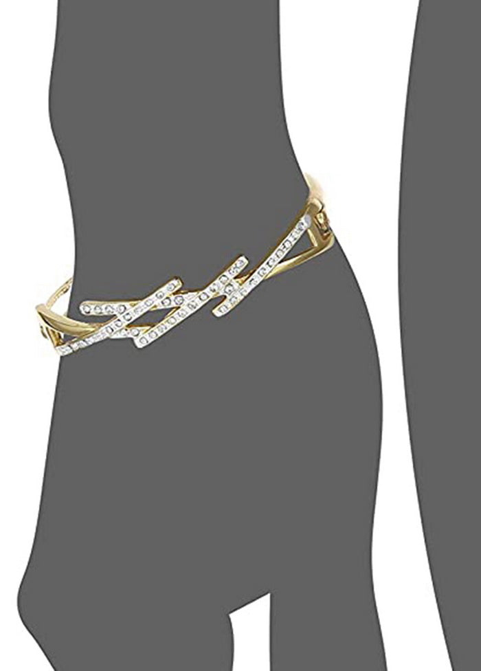 Estele Gold and Silver Plated Bracelet - Indian Silk House Agencies