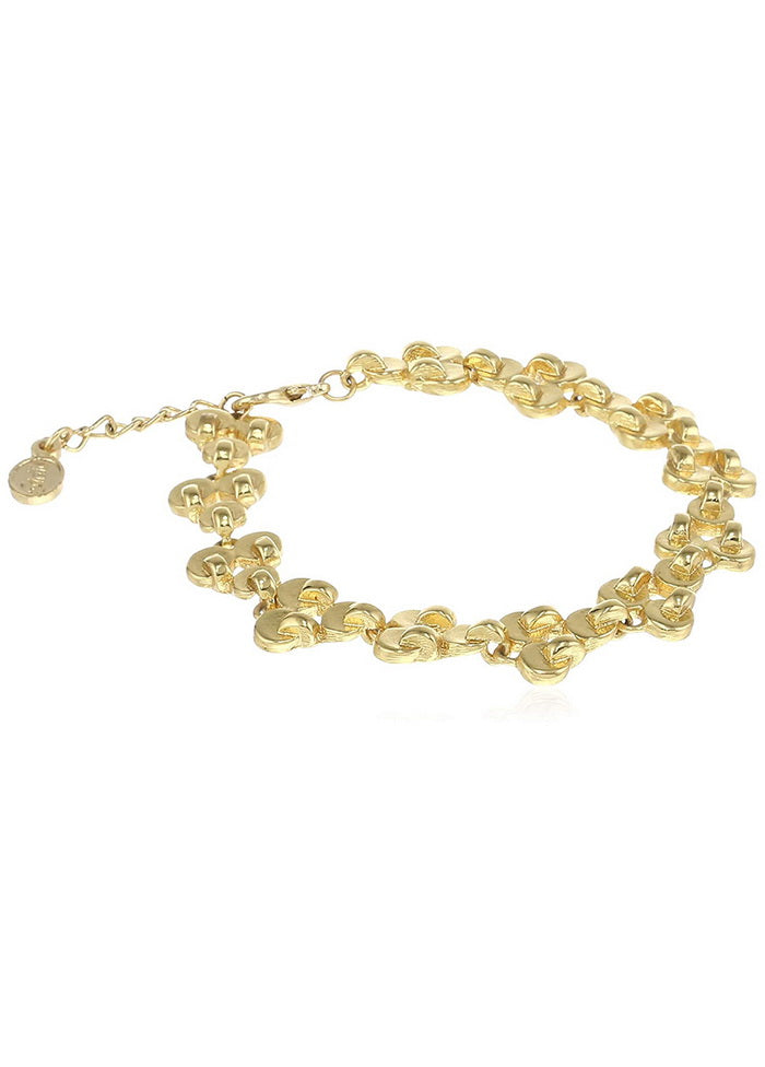 Estele Gold Plated Bracelet - Indian Silk House Agencies