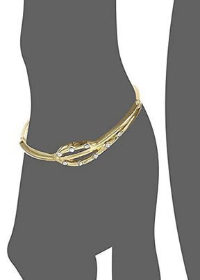 Estele Gold Plated Bracelet - Indian Silk House Agencies