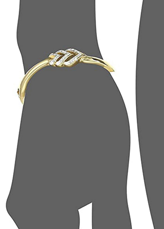 Estele Gold Plated Across The Sky Cuff Bracelet - Indian Silk House Agencies