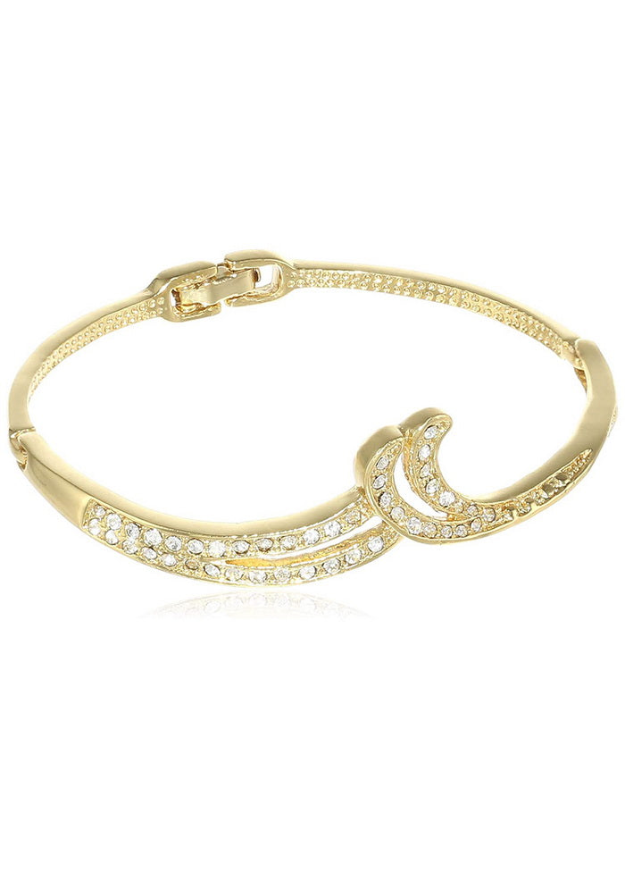 Estele Gold and Silver Plated Bracelet - Indian Silk House Agencies