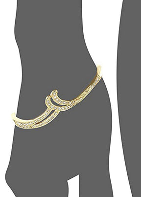 Estele Gold and Silver Plated Bracelet - Indian Silk House Agencies