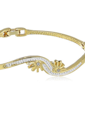 Estele Gold and Silver Plated Bracelet - Indian Silk House Agencies