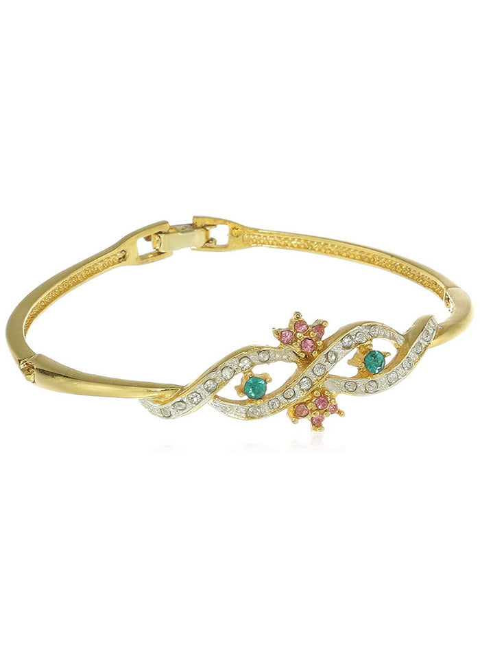 Estele Gold and Silver Plated Bracelet - Indian Silk House Agencies