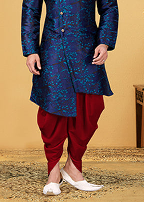 2 Pc Multicolor Silk Ethnic Wear Set