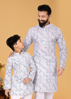 2 PC Multicolor Cotton Father And Son Combo