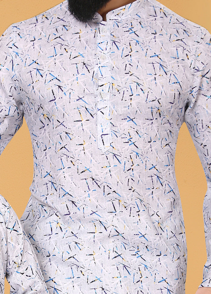 2 PC Multicolor Cotton Father And Son Combo