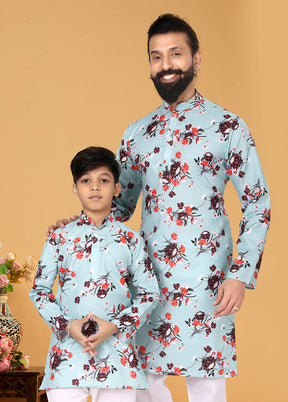 2 PC Multicolor Cotton Father And Son Combo