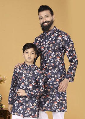 2 PC Multicolor Cotton Father And Son Combo