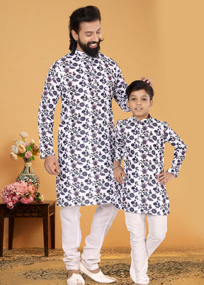 2 PC Multicolor Cotton Father And Son Combo