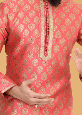2 PC Multicolor  Silk Father And Son Combo