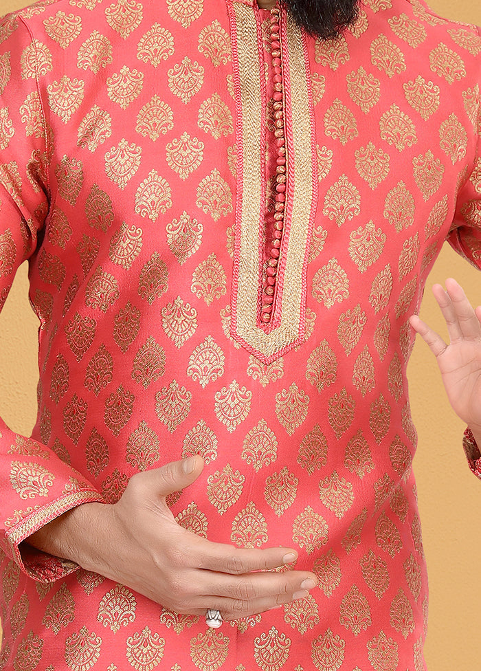 2 PC Multicolor  Silk Father And Son Combo