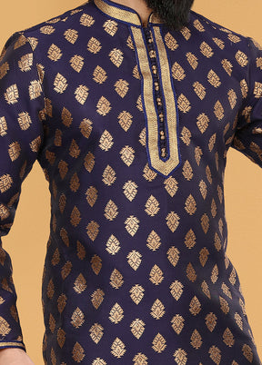 2 PC Multicolor  Silk Father And Son Combo