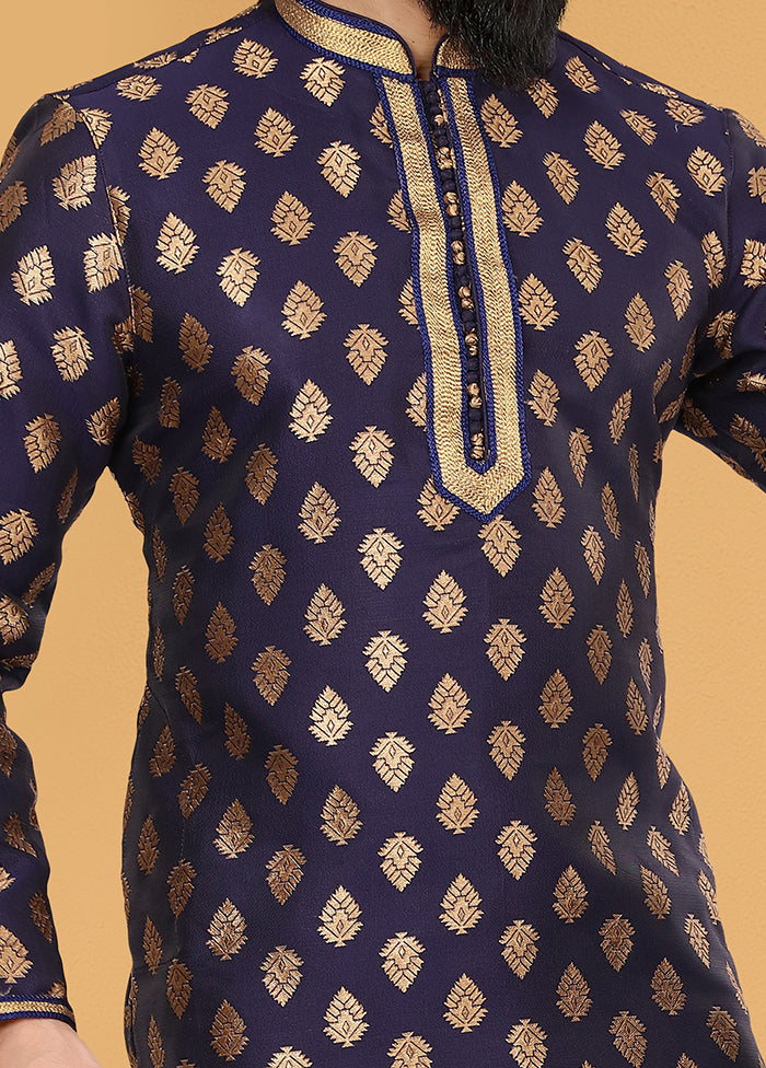2 PC Multicolor  Silk Father And Son Combo