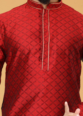 2 PC Multicolor  Silk Father And Son Combo