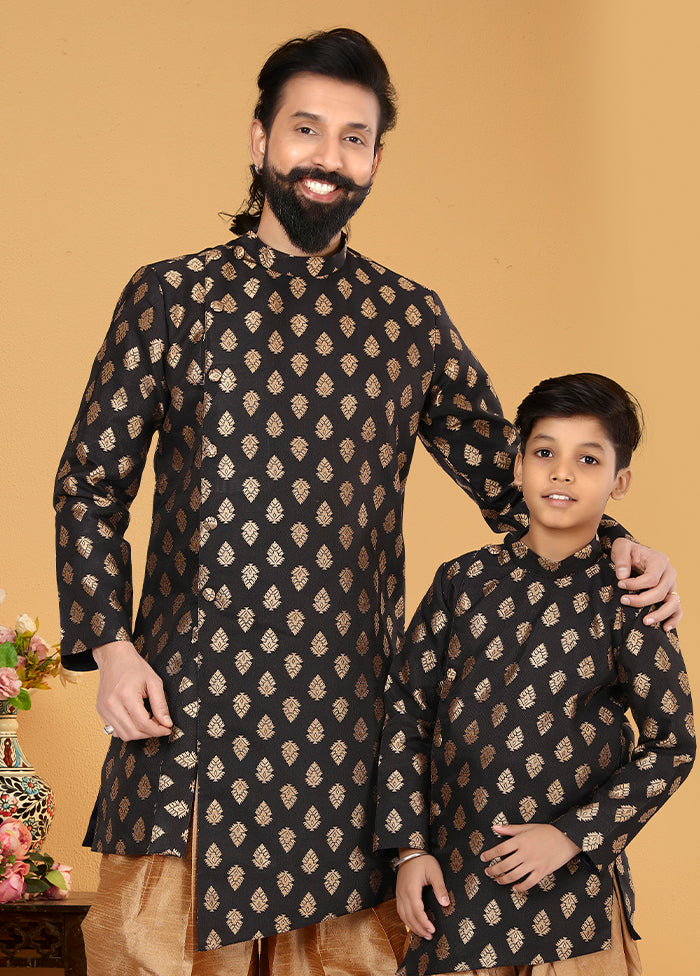 2 PC Multicolor Silk Father And Son Combo