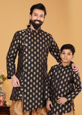 2 PC Multicolor Silk Father And Son Combo