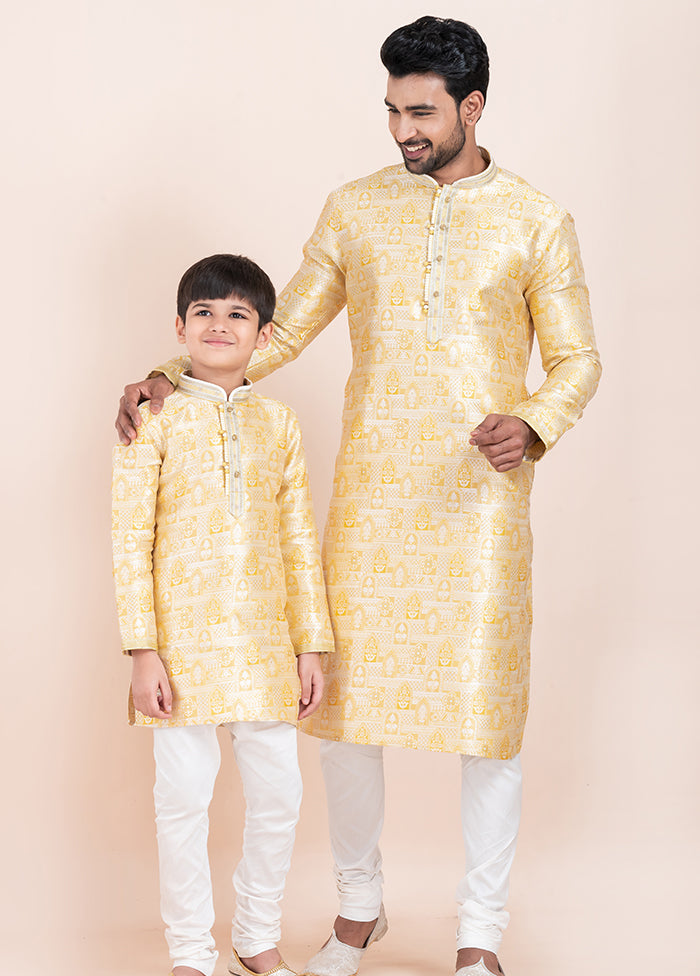 2 PC Multicolor Silk Father And Son Combo