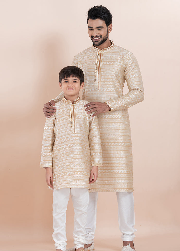2 PC Multicolor Silk Father And Son Combo