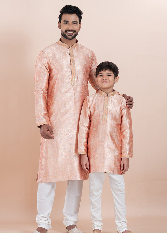 2 PC Multicolor Silk Father And Son Combo