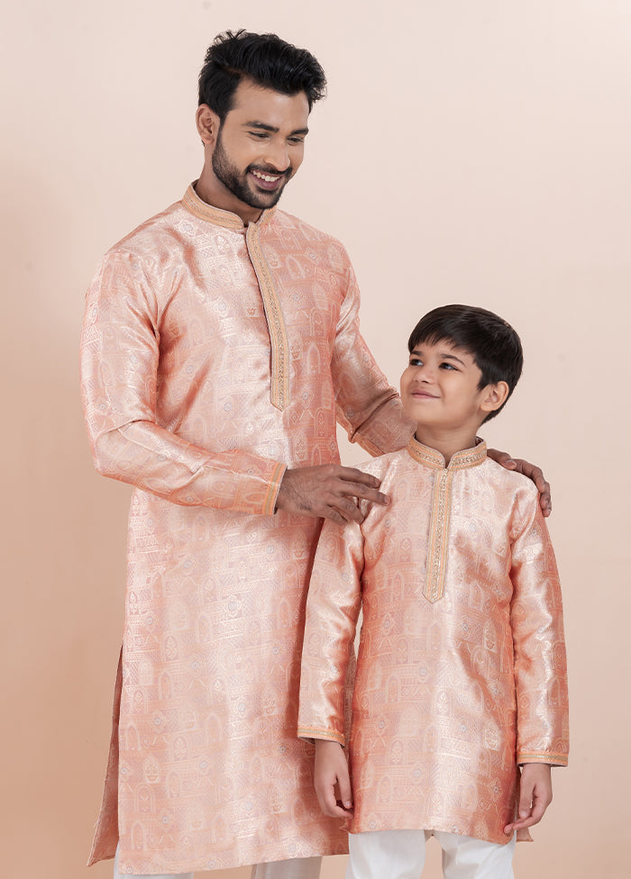 2 PC Multicolor Silk Father And Son Combo