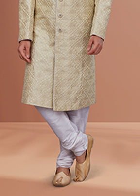 2 Pc Green Silk Ethnic Wear Set