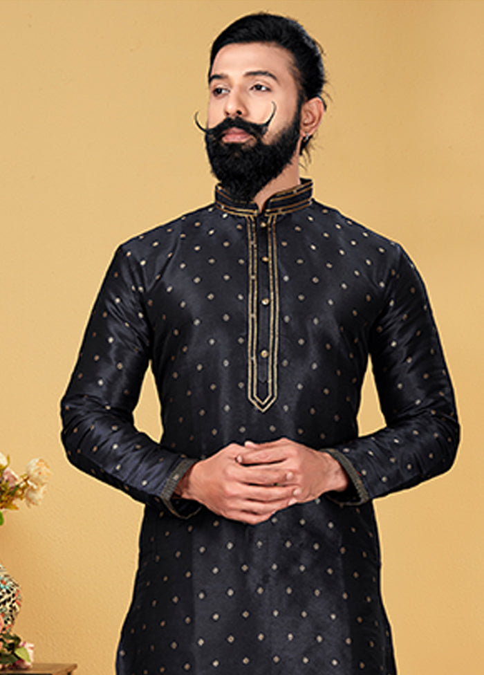 Multicolor Silk 2 Pc Kurta Pajama Set