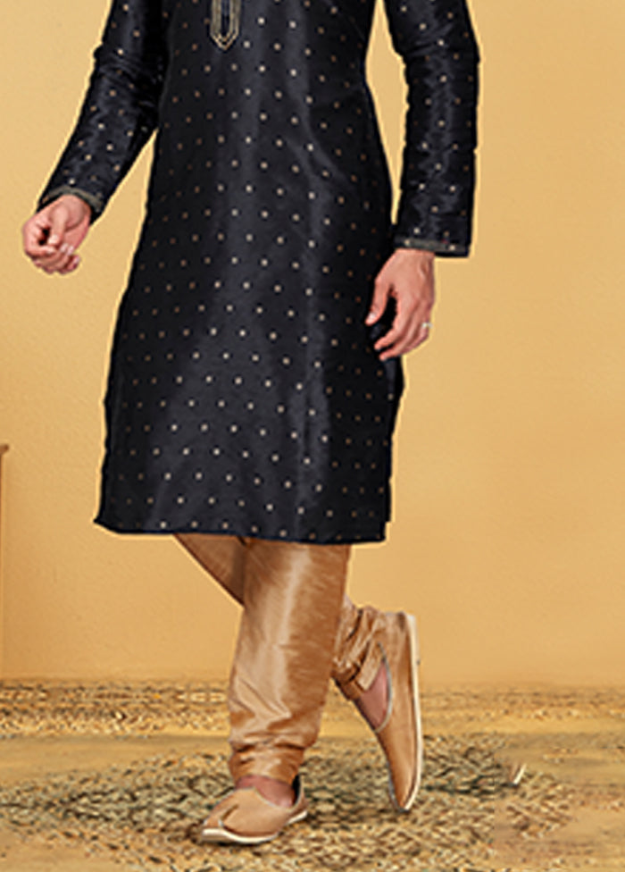 Multicolor Silk 2 Pc Kurta Pajama Set
