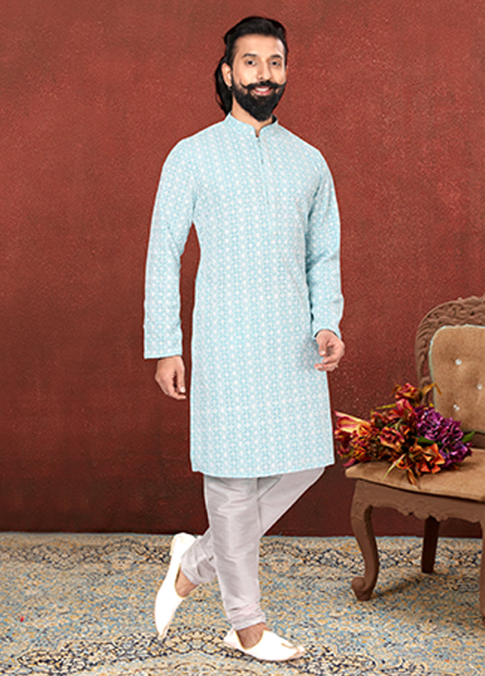 Multicolor Georgette 2 Pc Kurta Pajama Set