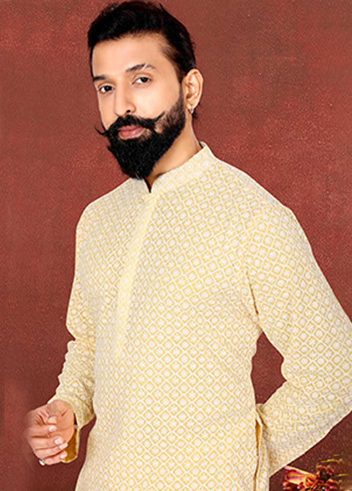 Multicolor Georgette 2 Pc Kurta Pajama Set