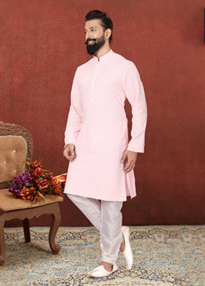 Multicolor Georgette 2 Pc Kurta Pajama Set
