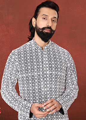 Multicolor Georgette 2 Pc Kurta Pajama Set