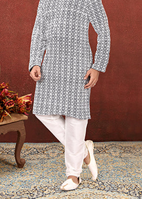 Multicolor Georgette 2 Pc Kurta Pajama Set