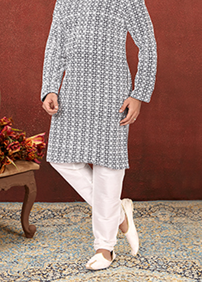 Multicolor Georgette 2 Pc Kurta Pajama Set