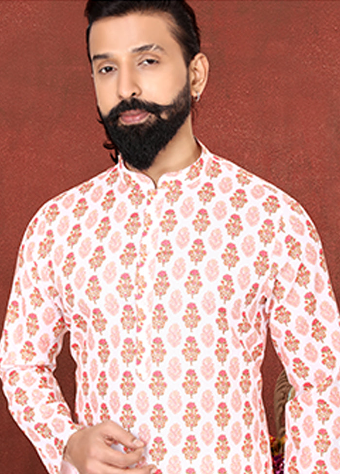 Multicolor Cotton 2 Pc Kurta Pajama Set