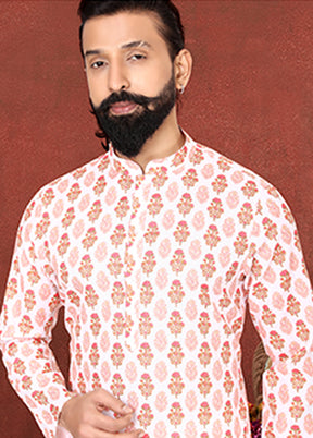 Multicolor Cotton 2 Pc Kurta Pajama Set