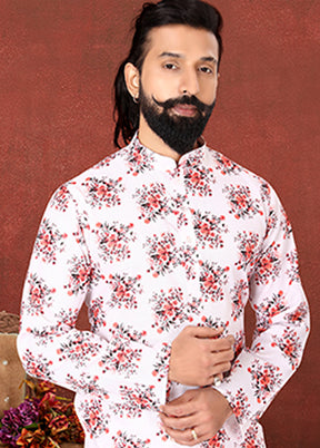 Multicolor Cotton 2 Pc Kurta Pajama Set